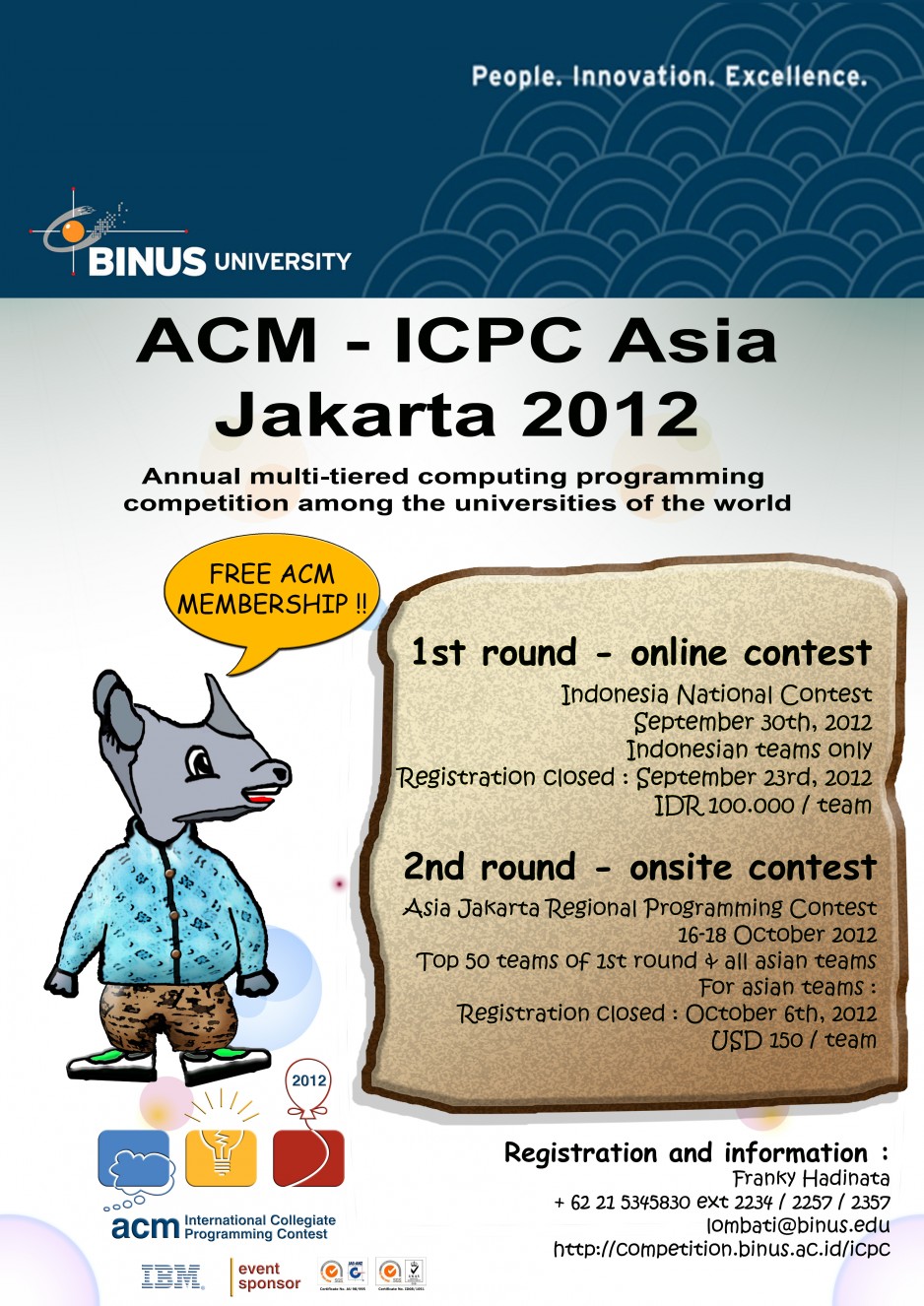 ACM – ICPC Asia Jakarta 2012