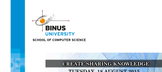 “BINUS Media & Publishing Book Launching – Computer Science Edition”