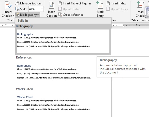 Fitur Generate Daftar Pustaka Dengan Apa Style Pada Ms Word