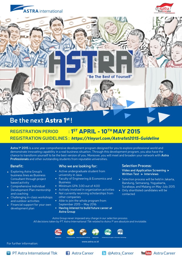 Astra 1st 2015 scholars