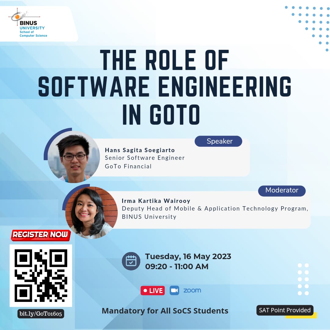 The Role of Software Engineering in GoTo – School of Computer Science